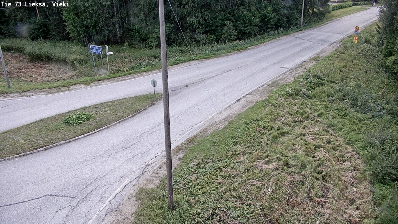 Kelikamerat Kuva Tie 73 Lieksa; Vieki, Lieksa, Pohjois-Karjala