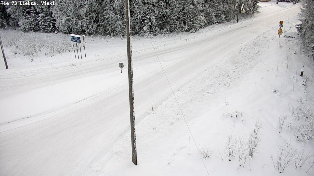 Kelikamerat Kuva Tie 73 Lieksa; Vieki, Lieksa, Pohjois-Karjala