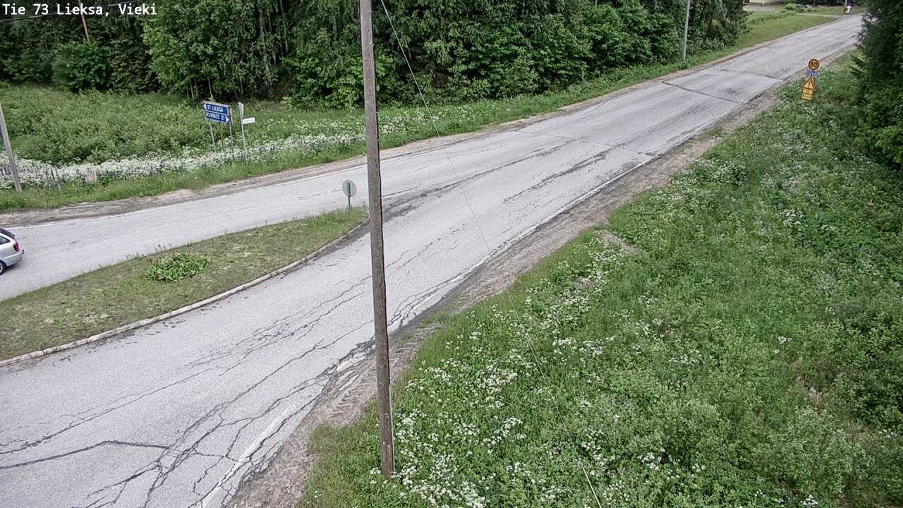 Kelikamerat Kuva Tie 73 Lieksa; Vieki, Lieksa, Pohjois-Karjala