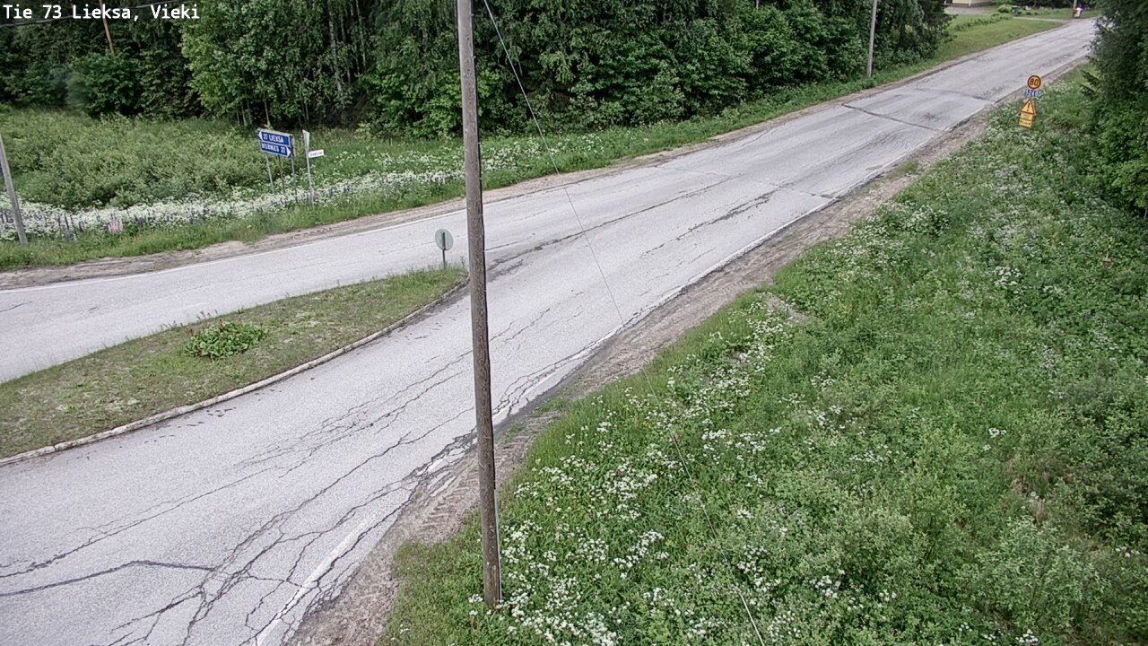 Kelikamerat Kuva Tie 73 Lieksa; Vieki, Lieksa, Pohjois-Karjala