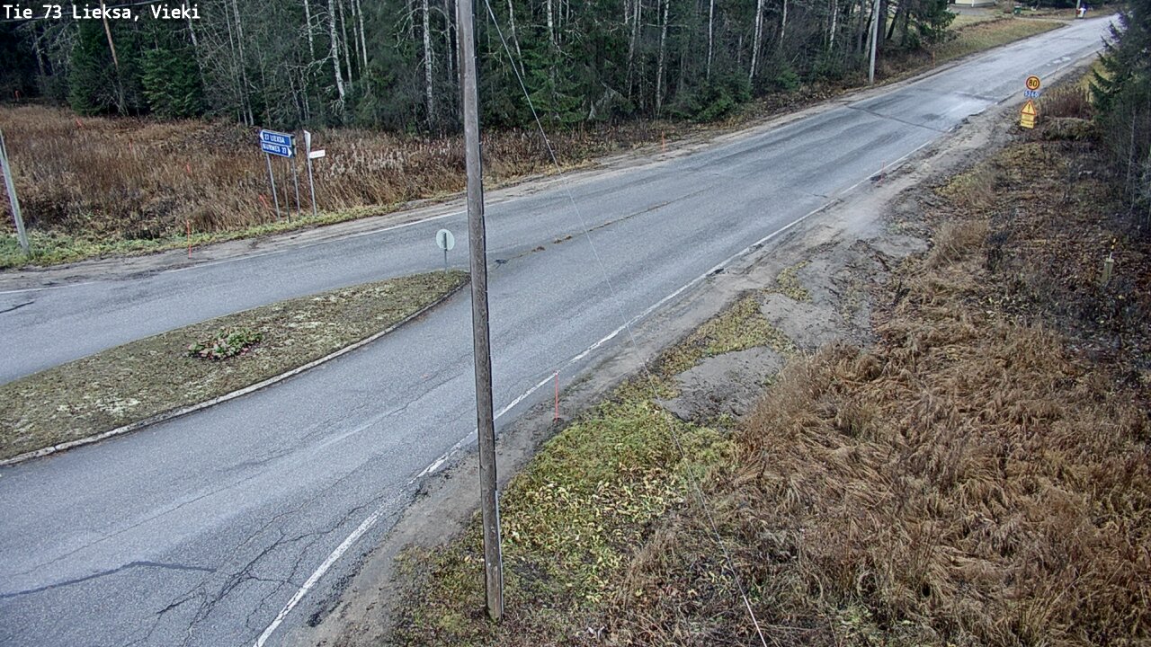 Kelikamerat Kuva Tie 73 Lieksa; Vieki, Lieksa, Pohjois-Karjala