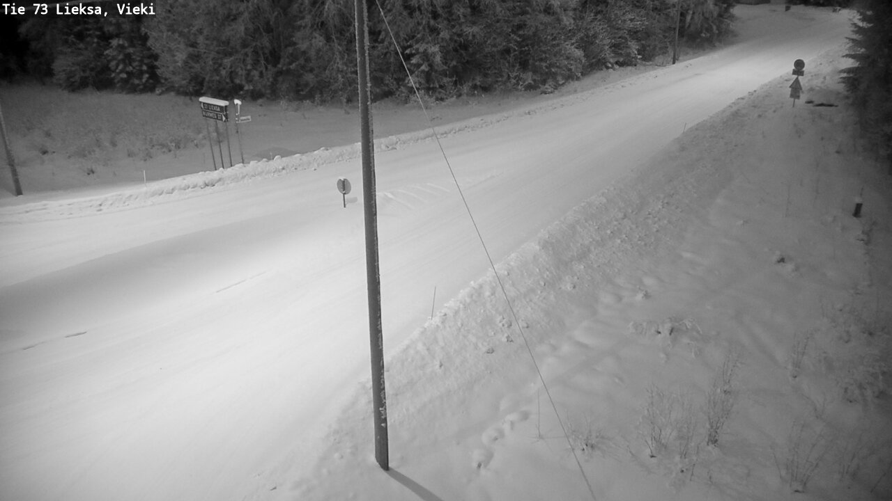 Kelikamerat Kuva Tie 73 Lieksa; Vieki, Lieksa, Pohjois-Karjala
