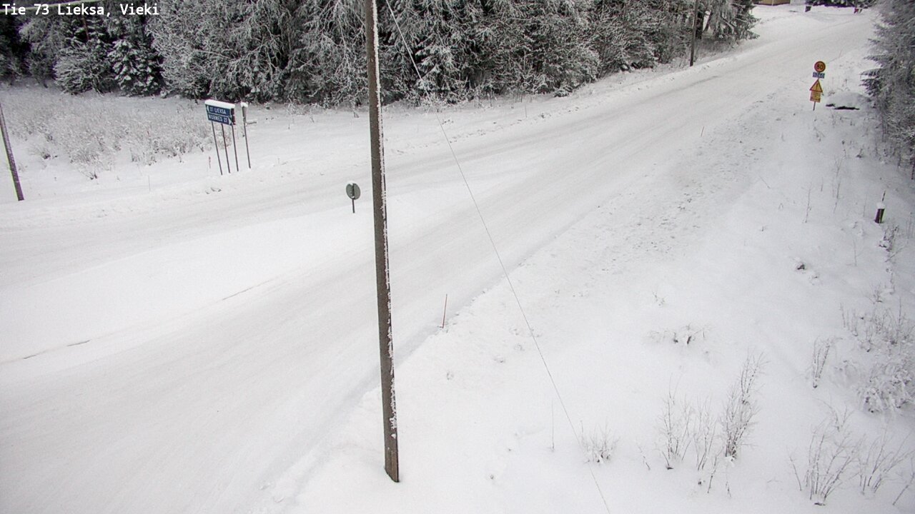 Kelikamerat Kuva Tie 73 Lieksa; Vieki, Lieksa, Pohjois-Karjala