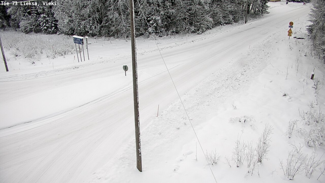 Weather Camera Image Road 73 Lieksa, Vieki, Lieksa, Pohjois-Karjala