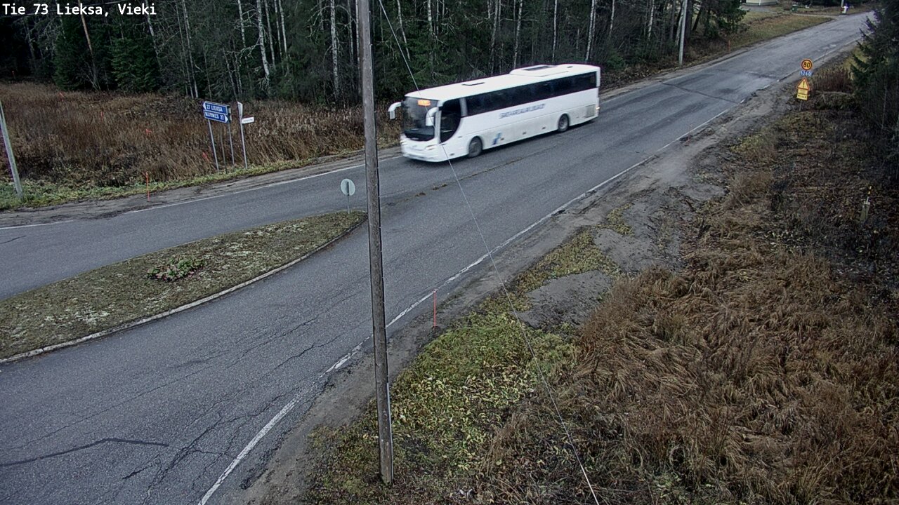 Kelikamerat Kuva Tie 73 Lieksa; Vieki, Lieksa, Pohjois-Karjala