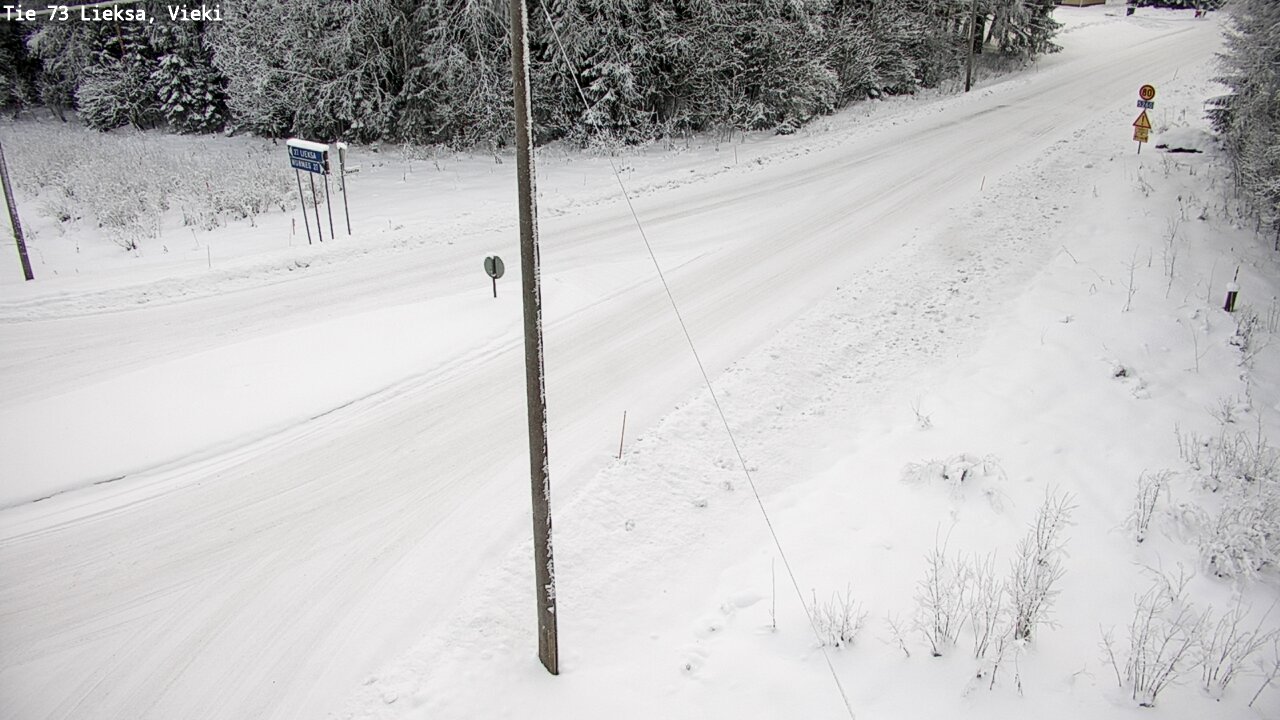Weather Camera Image Väg 73 Lieksa, Vieki, Lieksa, Pohjois-Karjala