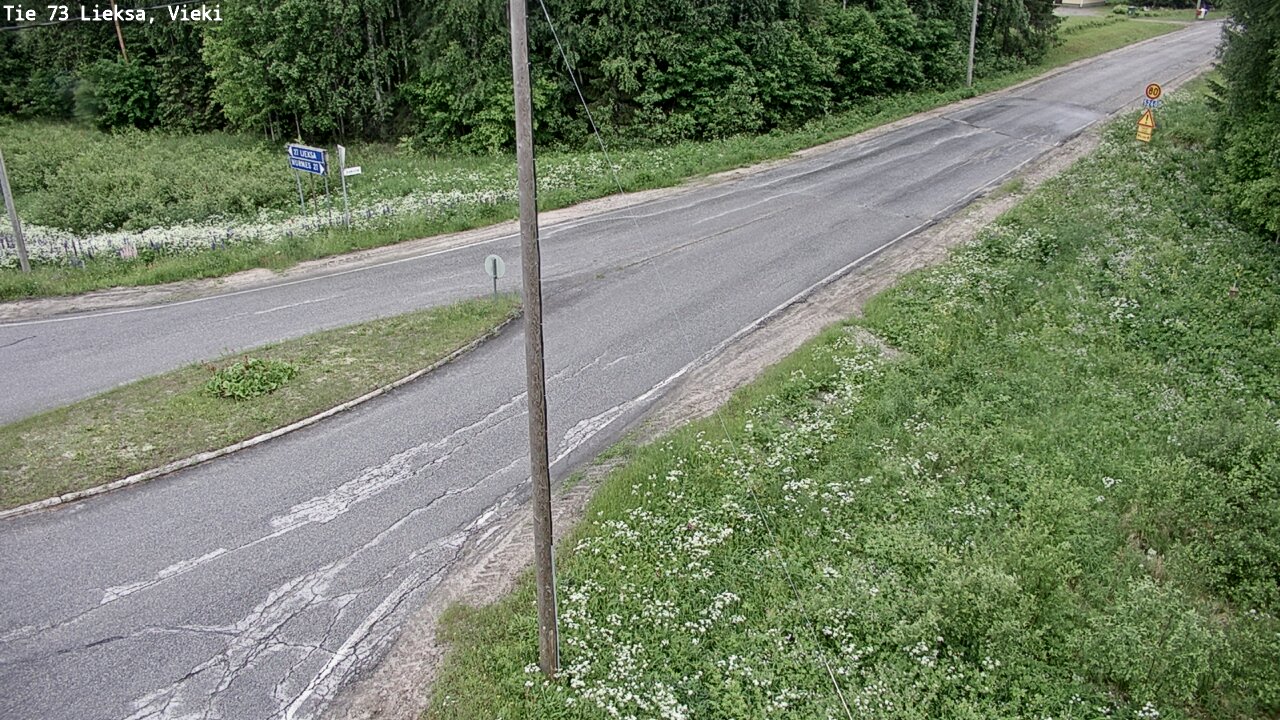 Kelikamerat Kuva Tie 73 Lieksa; Vieki, Lieksa, Pohjois-Karjala