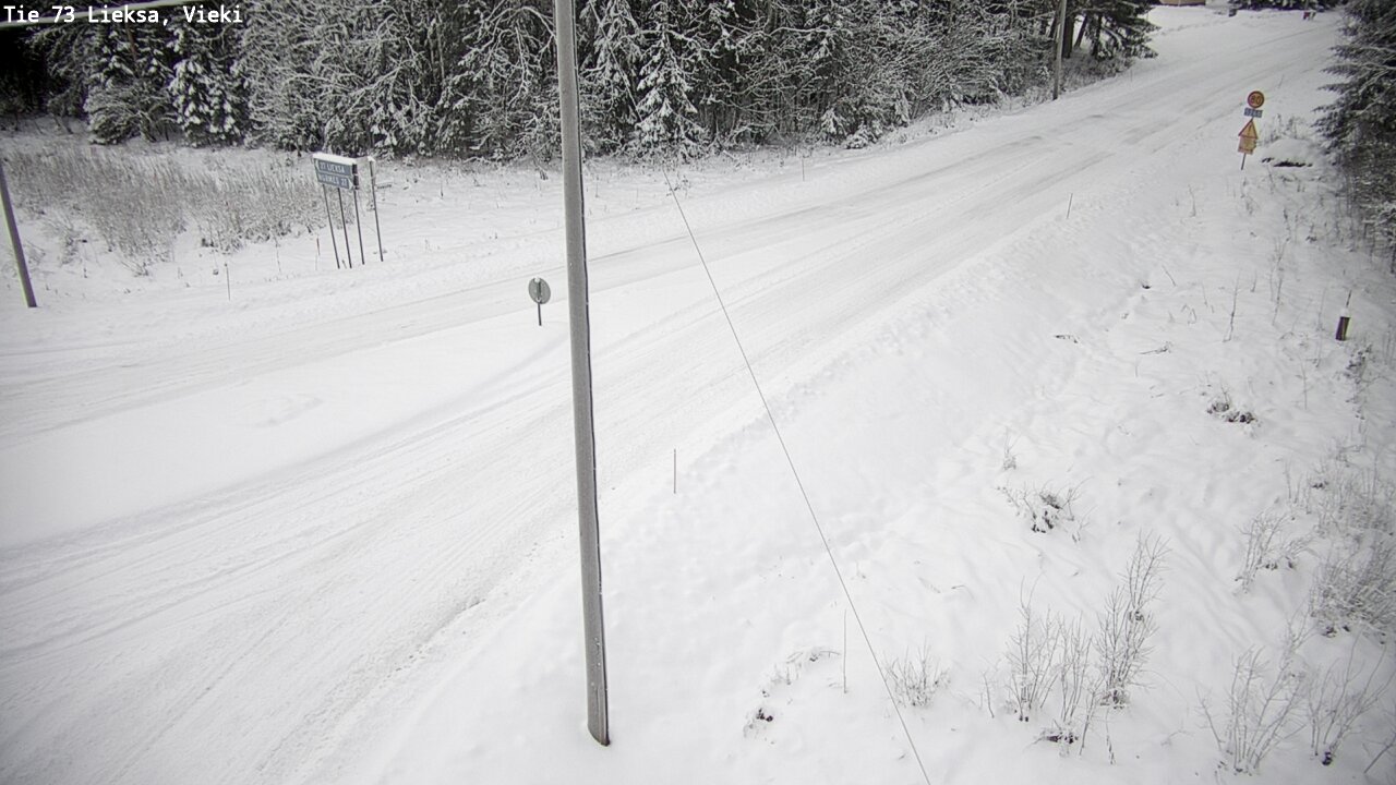 Kelikamerat Kuva Tie 73 Lieksa; Vieki, Lieksa, Pohjois-Karjala