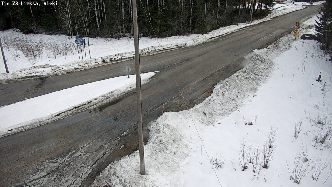 Kelikamerat Kuva Tie 73 Lieksa; Vieki, Lieksa, Pohjois-Karjala