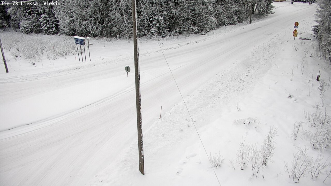Weather Camera Image Väg 73 Lieksa, Vieki, Lieksa, Pohjois-Karjala
