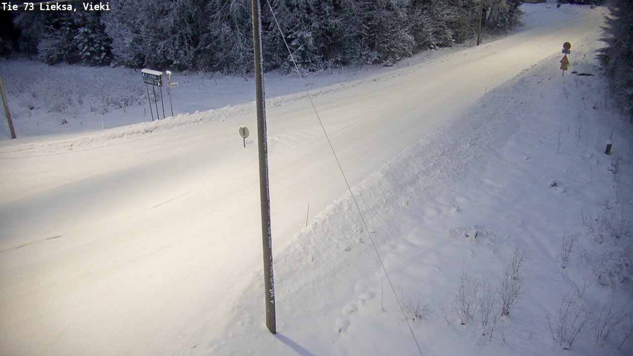 Kelikamerat Kuva Tie 73 Lieksa; Vieki, Lieksa, Pohjois-Karjala