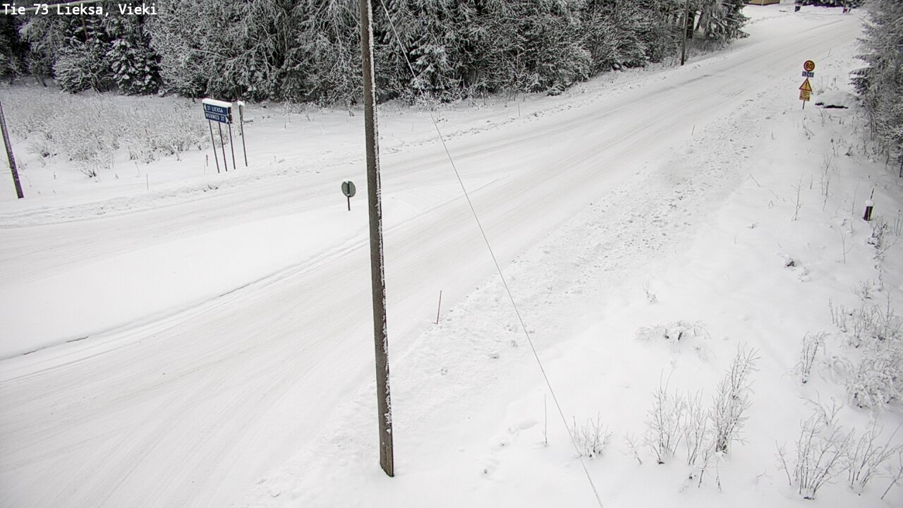 Weather Camera Image Road 73 Lieksa, Vieki, Lieksa, Pohjois-Karjala