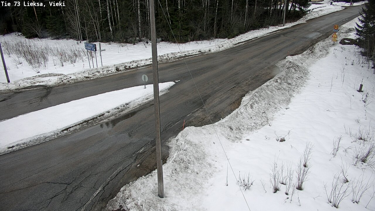 Weather Camera Image Väg 73 Lieksa, Vieki, Lieksa, Pohjois-Karjala
