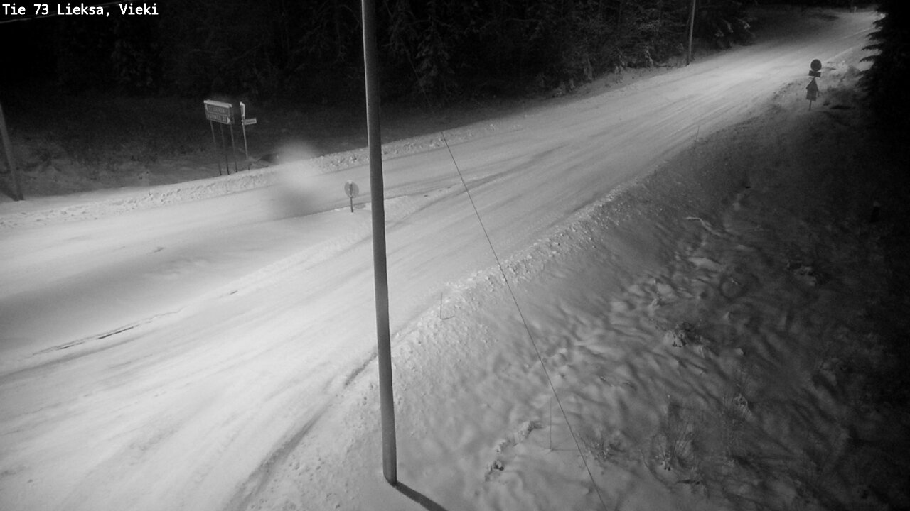 Weather Camera Image Väg 73 Lieksa, Vieki, Lieksa, Pohjois-Karjala