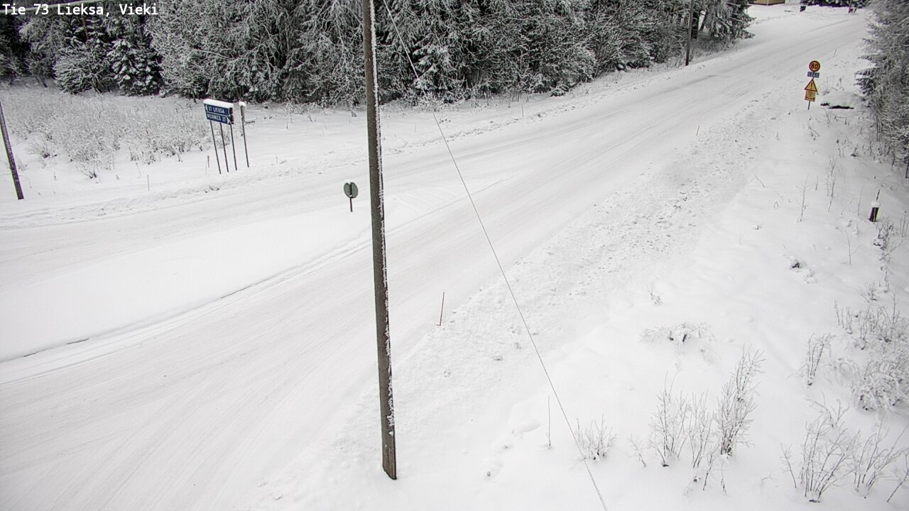 Weather Camera Image Road 73 Lieksa, Vieki, Lieksa, Pohjois-Karjala