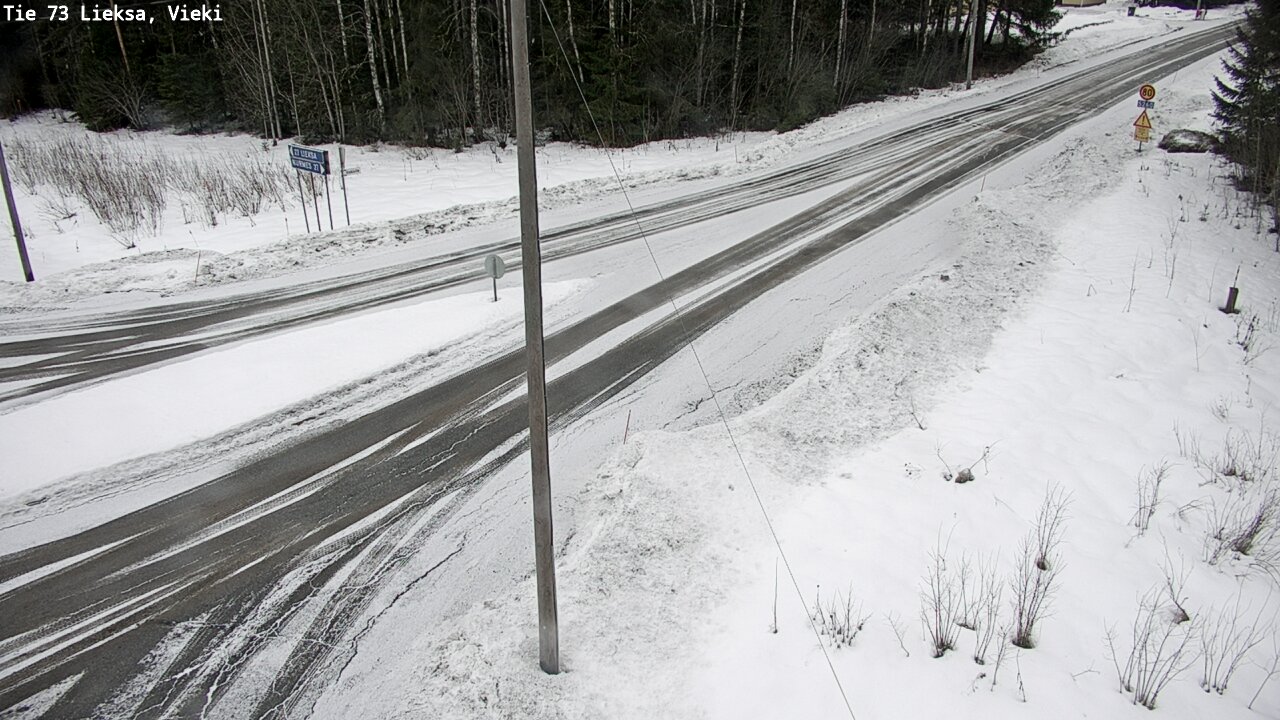Kelikamerat Kuva Tie 73 Lieksa; Vieki, Lieksa, Pohjois-Karjala
