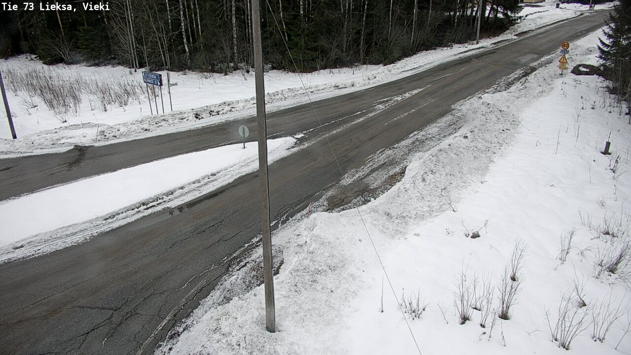 Kelikamerat Kuva Tie 73 Lieksa; Vieki, Lieksa, Pohjois-Karjala