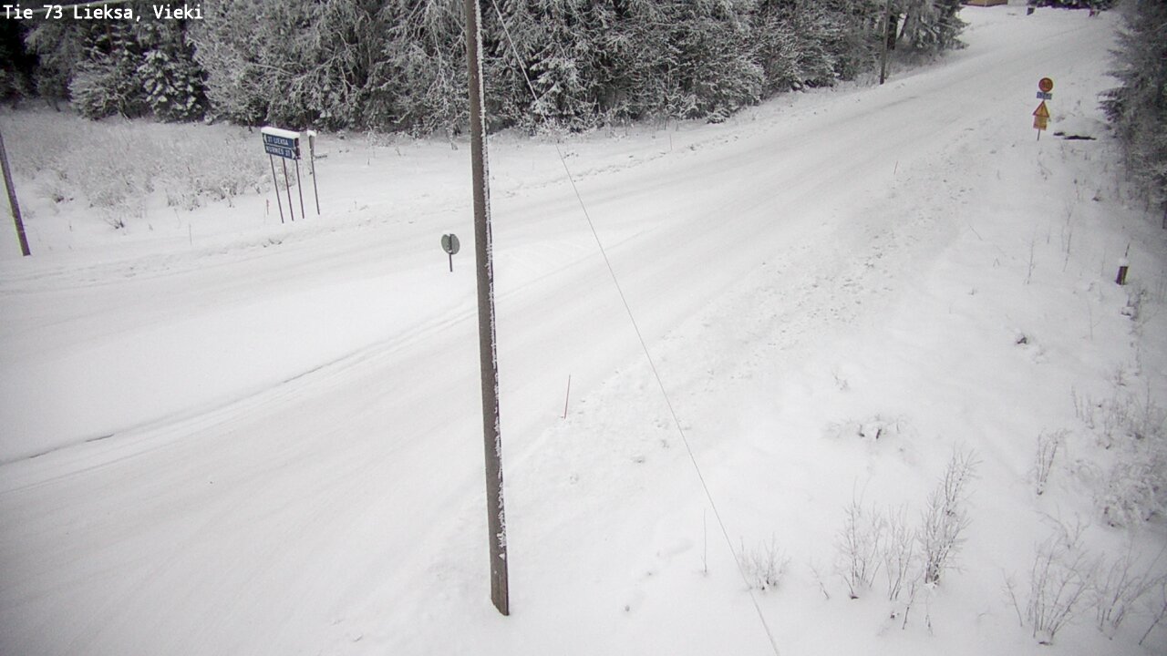 Kelikamerat Kuva Tie 73 Lieksa; Vieki, Lieksa, Pohjois-Karjala