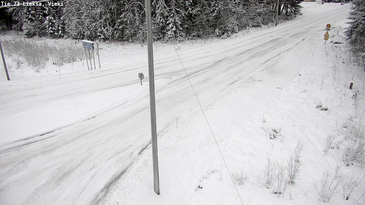 Kelikamerat Kuva Tie 73 Lieksa; Vieki, Lieksa, Pohjois-Karjala