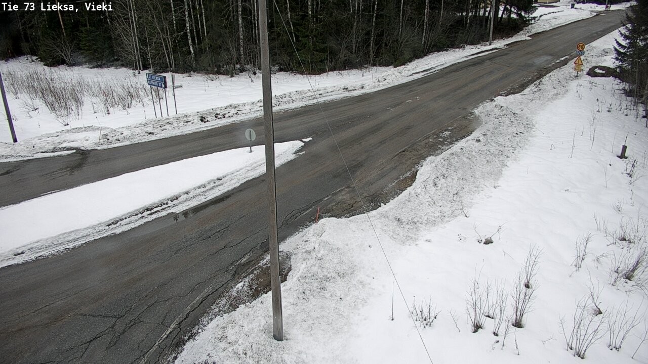 Weather Camera Image Road 73 Lieksa, Vieki, Lieksa, Pohjois-Karjala