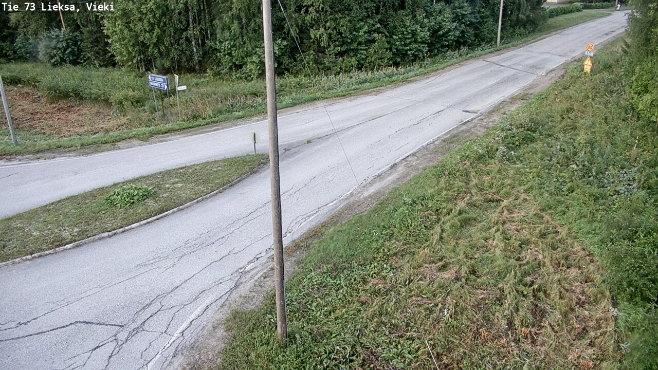 Kelikamerat Kuva Tie 73 Lieksa; Vieki, Lieksa, Pohjois-Karjala