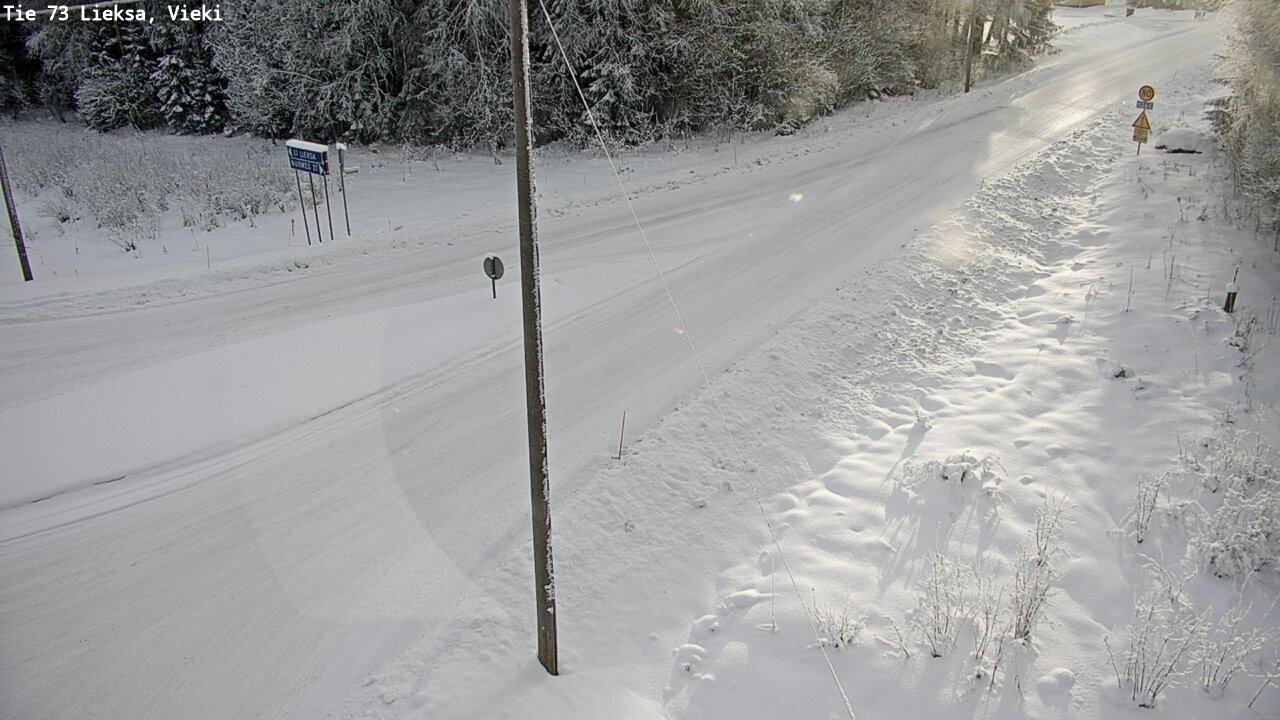 Kelikamerat Kuva Tie 73 Lieksa; Vieki, Lieksa, Pohjois-Karjala