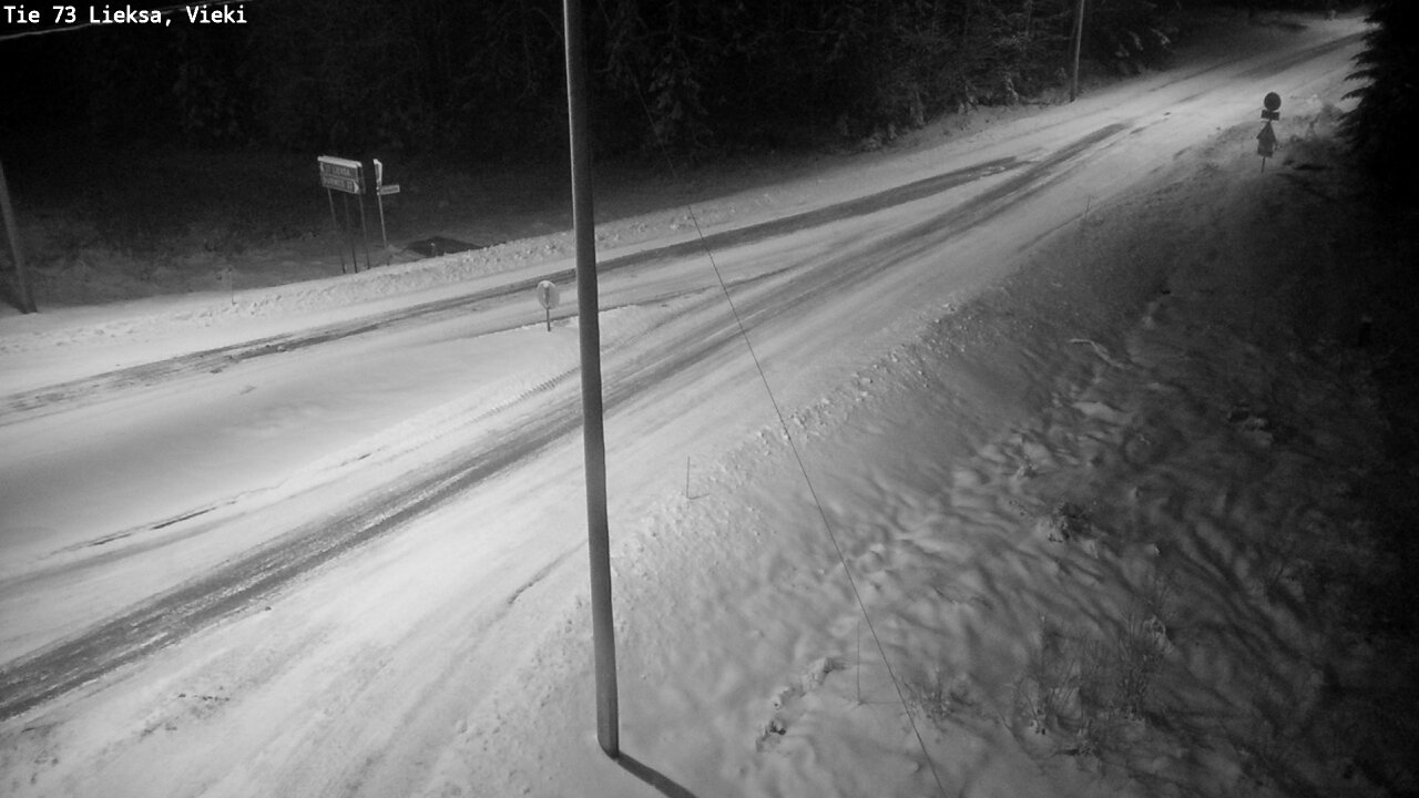 Weather Camera Image Road 73 Lieksa, Vieki, Lieksa, Pohjois-Karjala
