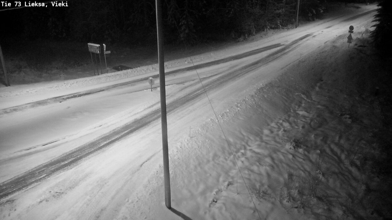 Weather Camera Image Väg 73 Lieksa, Vieki, Lieksa, Pohjois-Karjala