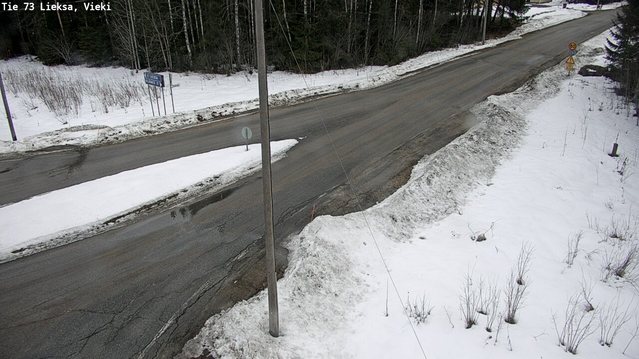 Weather Camera Image Road 73 Lieksa, Vieki, Lieksa, Pohjois-Karjala