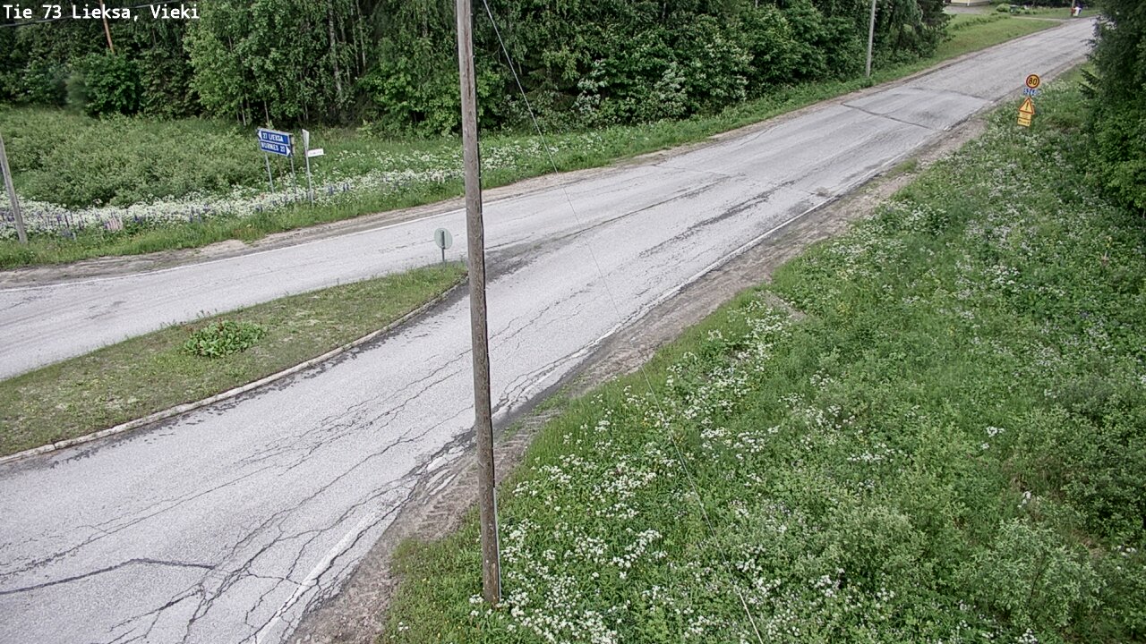Weather Camera Image Väg 73 Lieksa, Vieki, Lieksa, Pohjois-Karjala