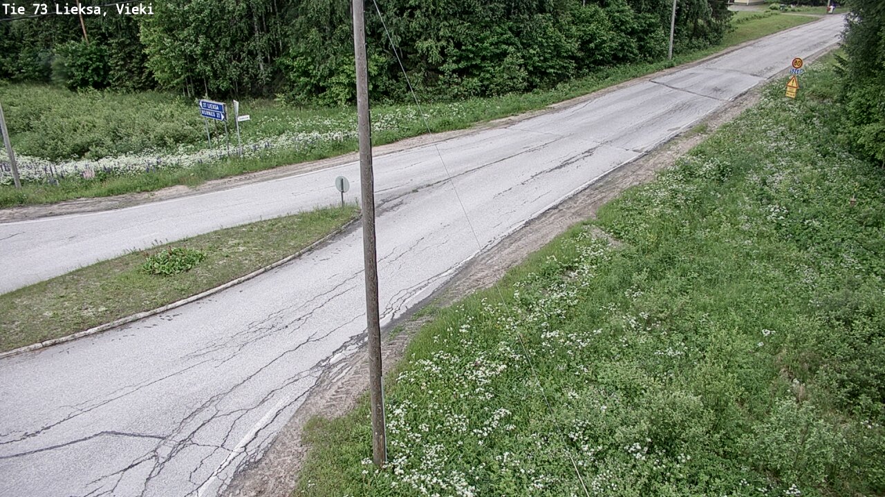 Kelikamerat Kuva Tie 73 Lieksa; Vieki, Lieksa, Pohjois-Karjala
