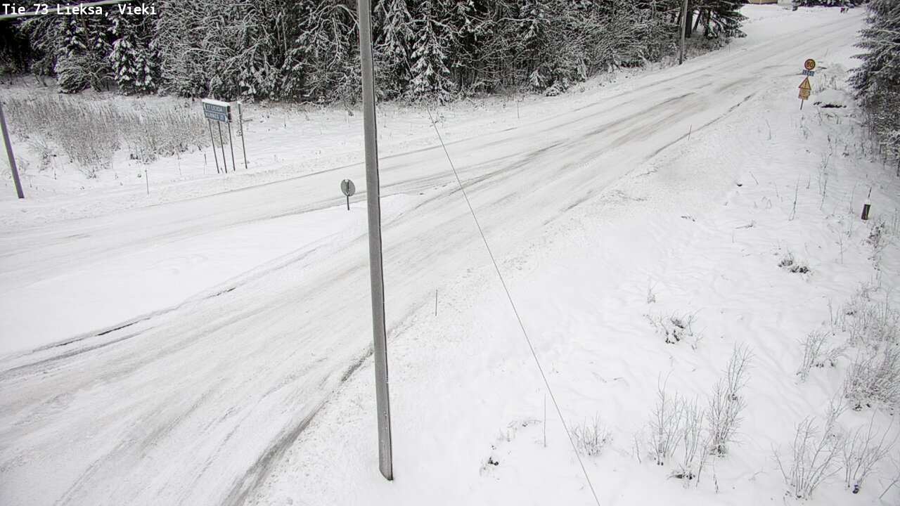 Kelikamerat Kuva Tie 73 Lieksa; Vieki, Lieksa, Pohjois-Karjala