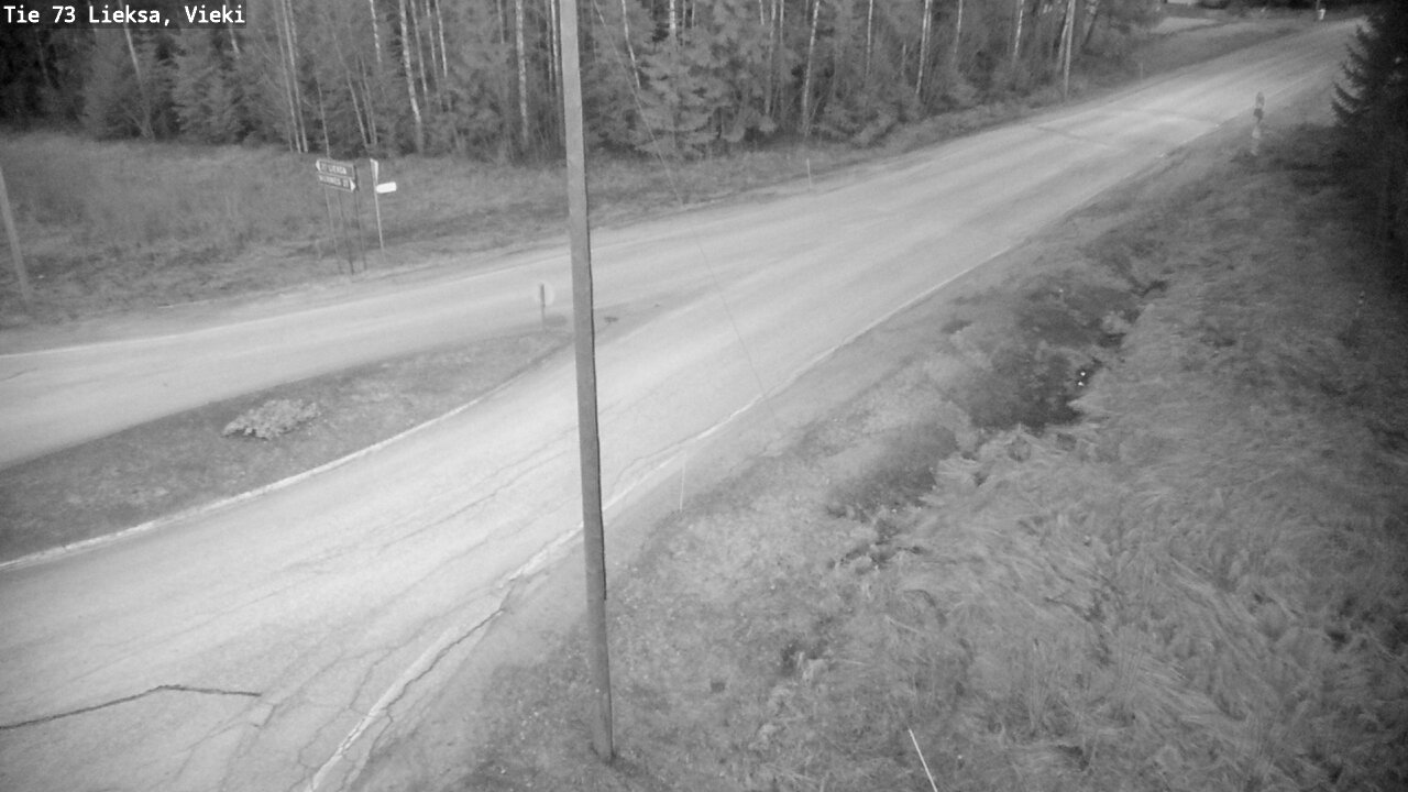 Weather Camera Image Väg 73 Lieksa, Vieki, Lieksa, Pohjois-Karjala