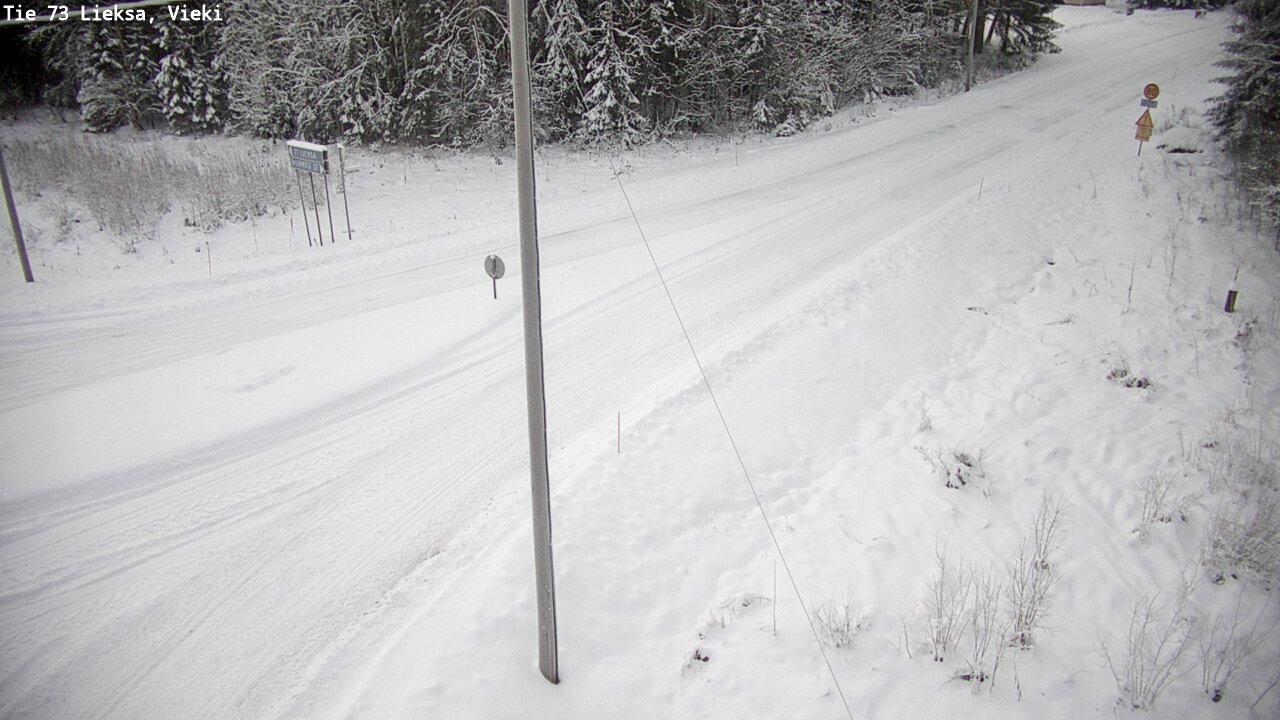 Kelikamerat Kuva Tie 73 Lieksa; Vieki, Lieksa, Pohjois-Karjala