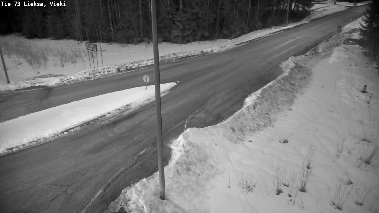 Weather Camera Image Road 73 Lieksa, Vieki, Lieksa, Pohjois-Karjala