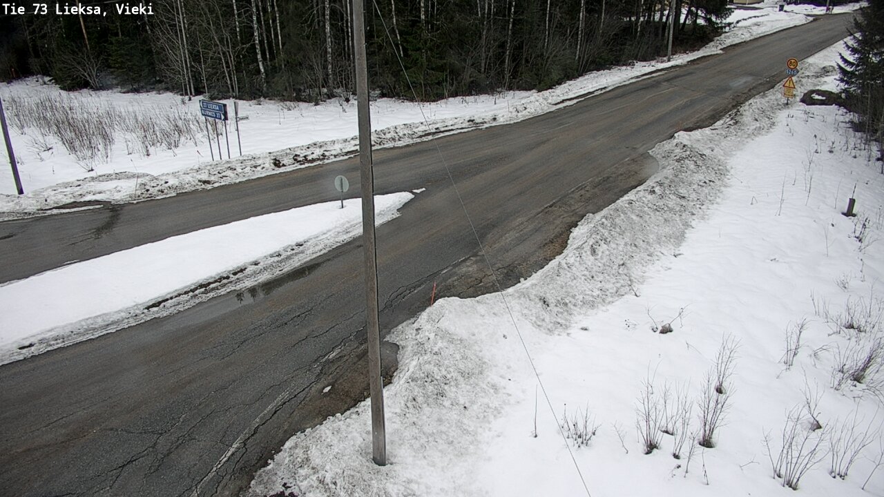 Weather Camera Image Väg 73 Lieksa, Vieki, Lieksa, Pohjois-Karjala