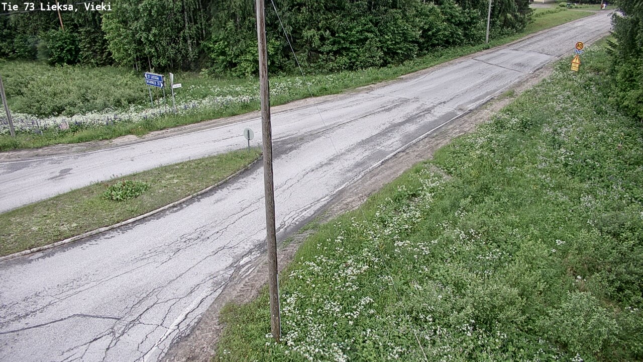 Weather Camera Image Väg 73 Lieksa, Vieki, Lieksa, Pohjois-Karjala