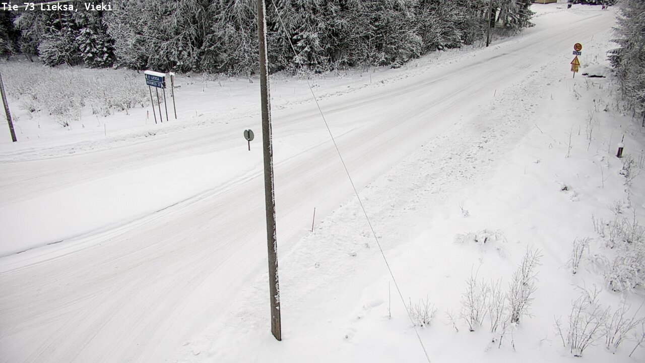 Weather Camera Image Väg 73 Lieksa, Vieki, Lieksa, Pohjois-Karjala