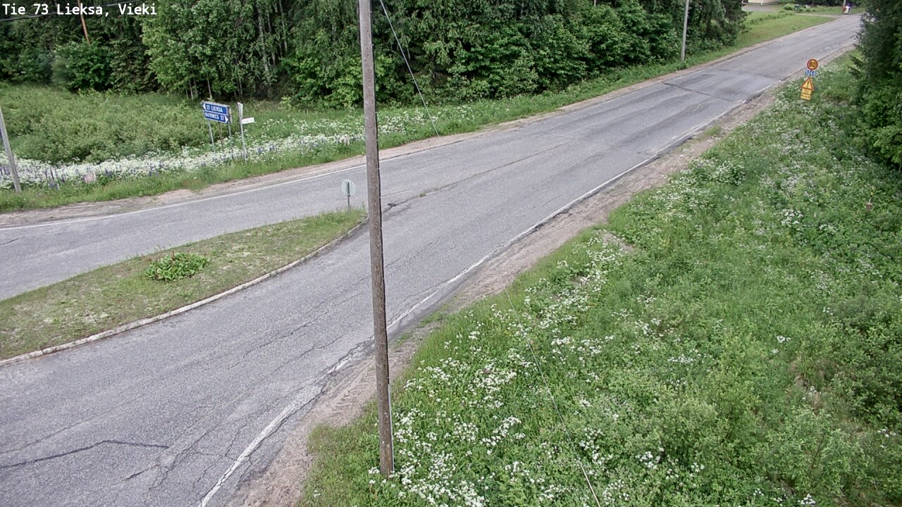 Kelikamerat Kuva Tie 73 Lieksa; Vieki, Lieksa, Pohjois-Karjala