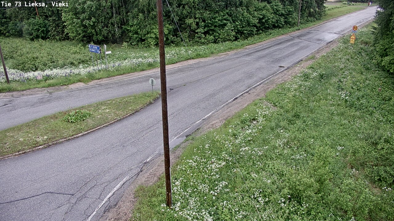 Kelikamerat Kuva Tie 73 Lieksa; Vieki, Lieksa, Pohjois-Karjala