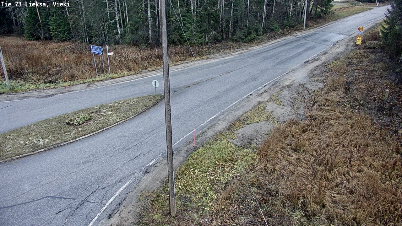 Kelikamerat Kuva Tie 73 Lieksa; Vieki, Lieksa, Pohjois-Karjala