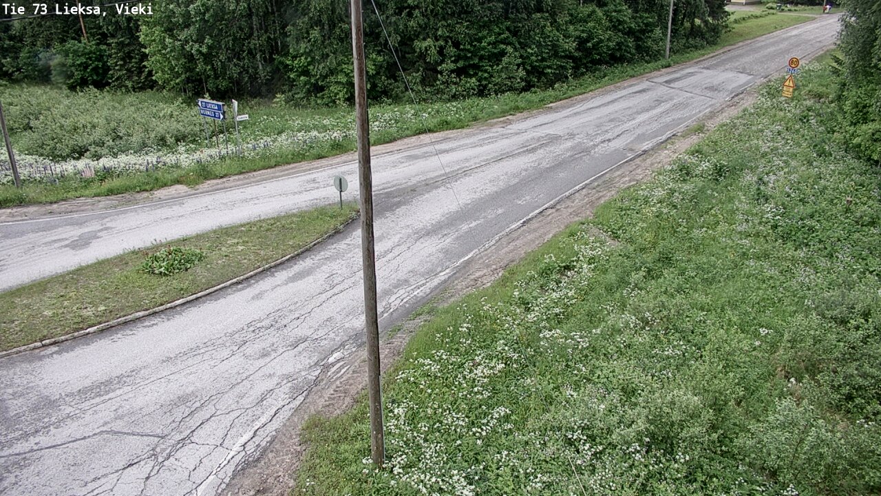 Weather Camera Image Väg 73 Lieksa, Vieki, Lieksa, Pohjois-Karjala