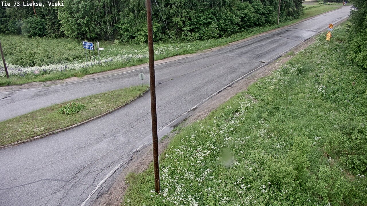 Kelikamerat Kuva Tie 73 Lieksa; Vieki, Lieksa, Pohjois-Karjala