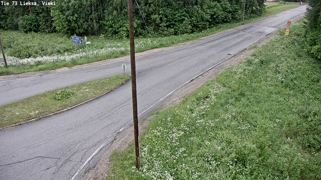 Kelikamerat Kuva Tie 73 Lieksa; Vieki, Lieksa, Pohjois-Karjala