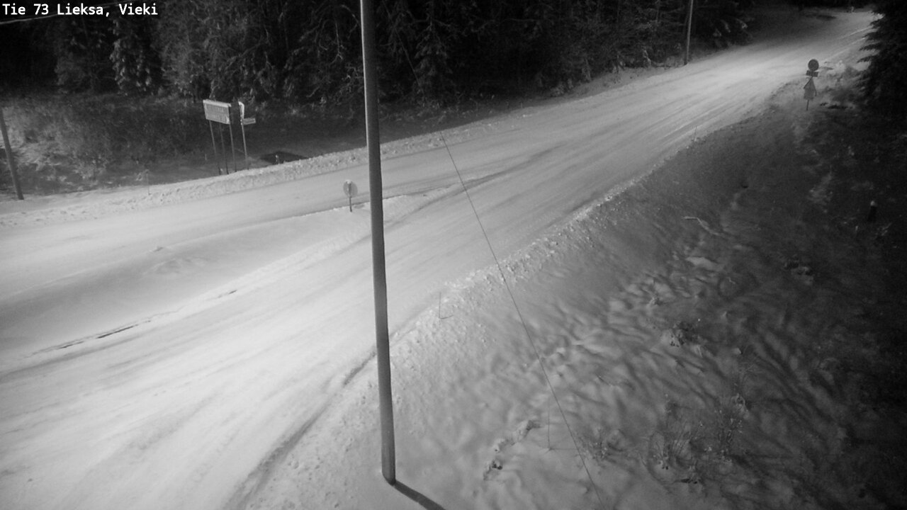 Weather Camera Image Väg 73 Lieksa, Vieki, Lieksa, Pohjois-Karjala