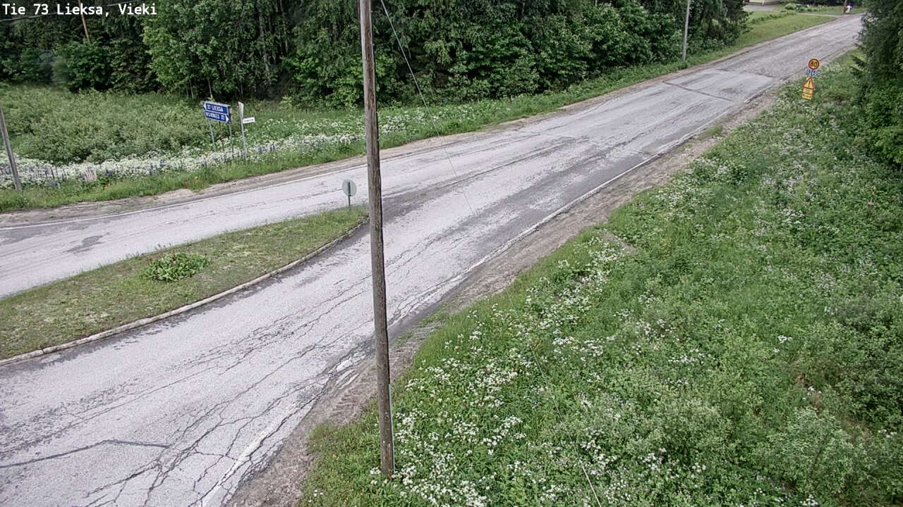 Weather Camera Image Väg 73 Lieksa, Vieki, Lieksa, Pohjois-Karjala