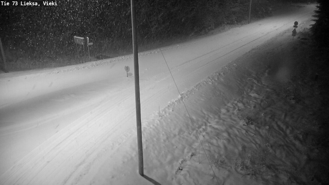 Kelikamerat Kuva Tie 73 Lieksa; Vieki, Lieksa, Pohjois-Karjala