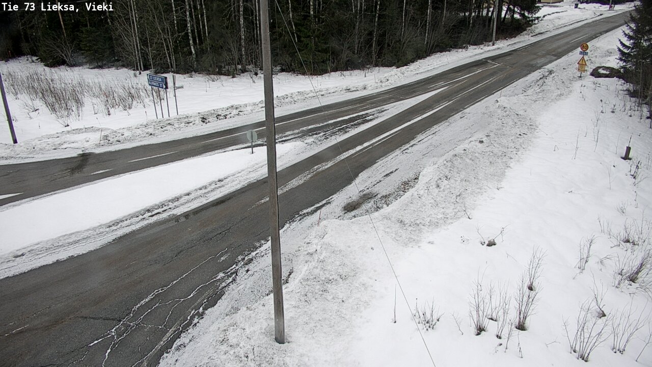 Kelikamerat Kuva Tie 73 Lieksa; Vieki, Lieksa, Pohjois-Karjala