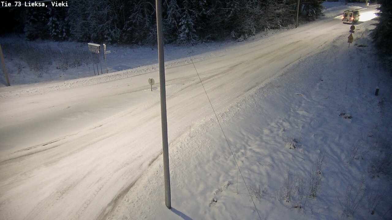 Kelikamerat Kuva Tie 73 Lieksa; Vieki, Lieksa, Pohjois-Karjala