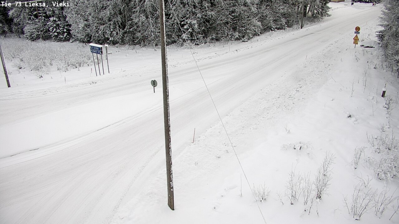 Weather Camera Image Väg 73 Lieksa, Vieki, Lieksa, Pohjois-Karjala